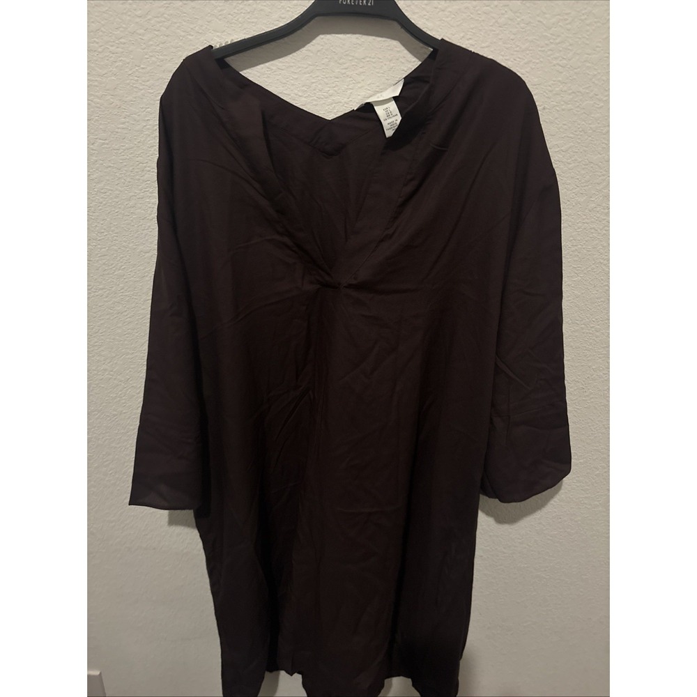 H&M Brown Boho Tunic Dress Size L